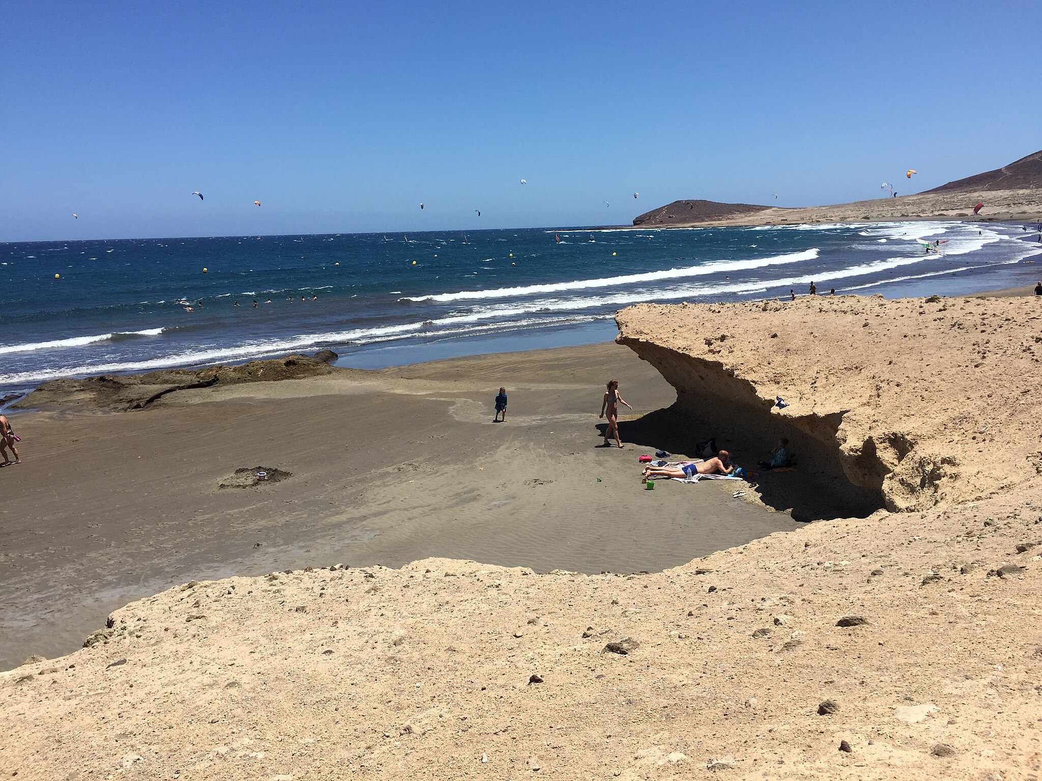 El Medano Beach, Tenerife Photograph by Papm1949